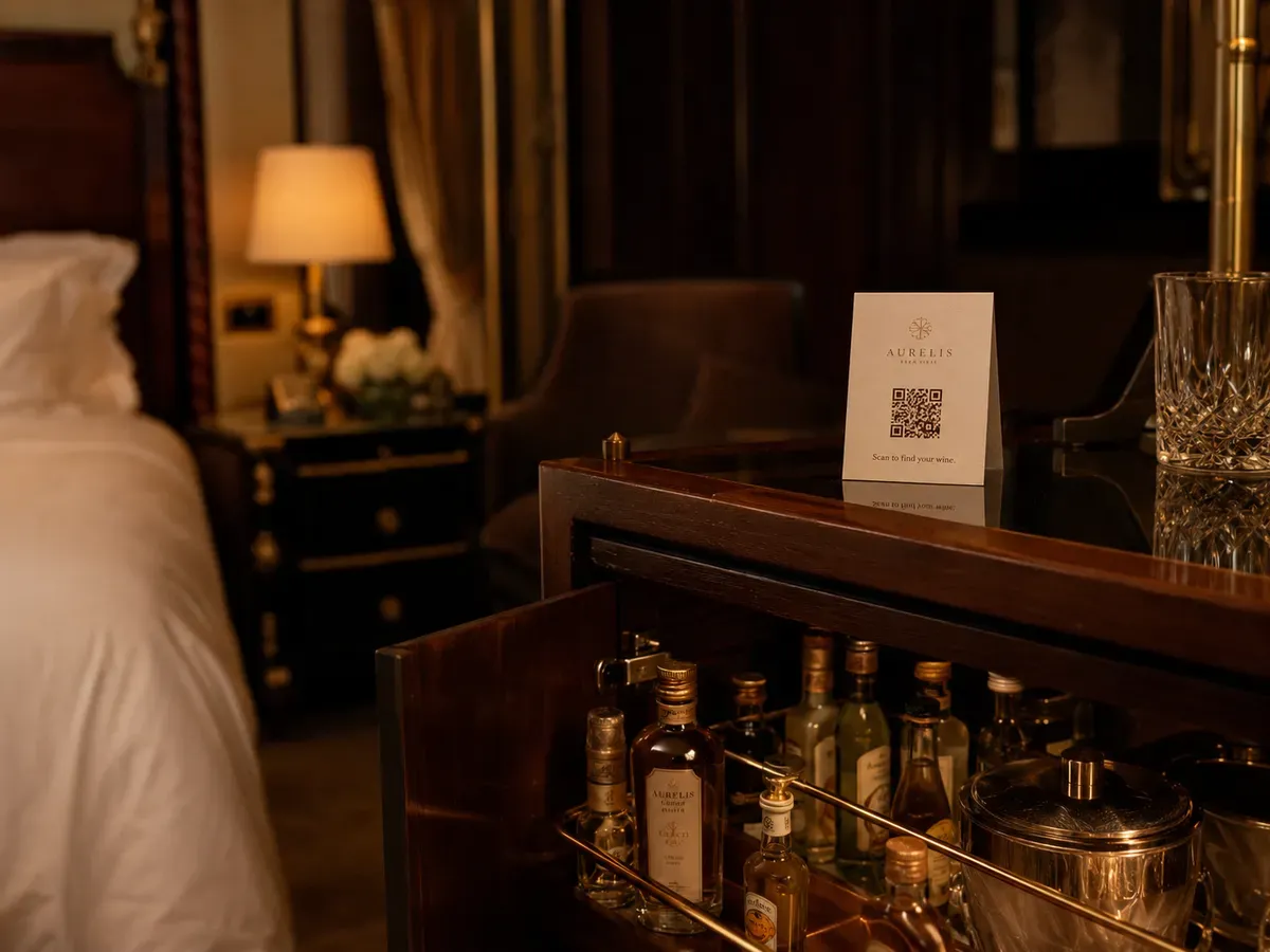 Hotel wine service