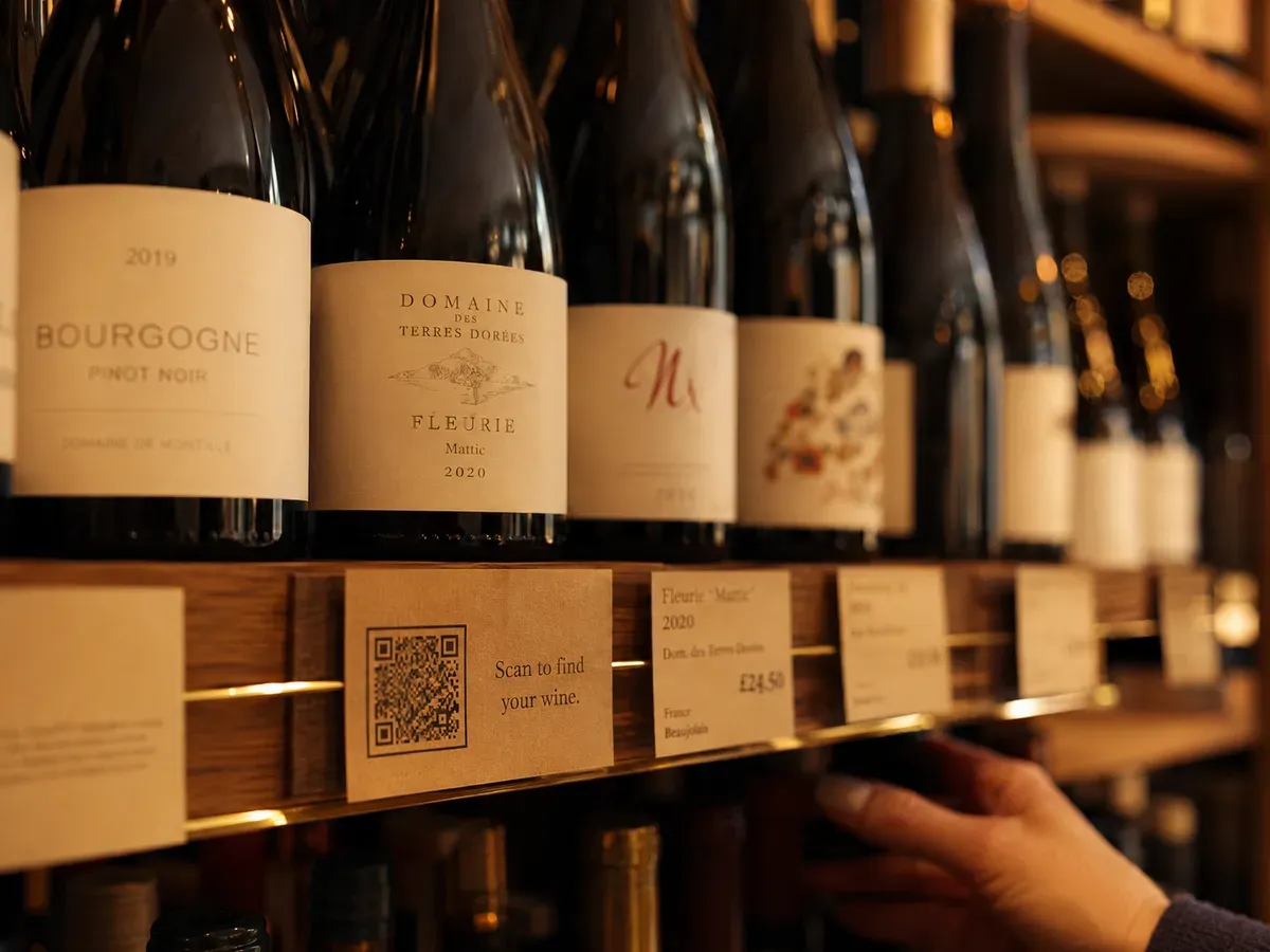 Retailer wine aisle